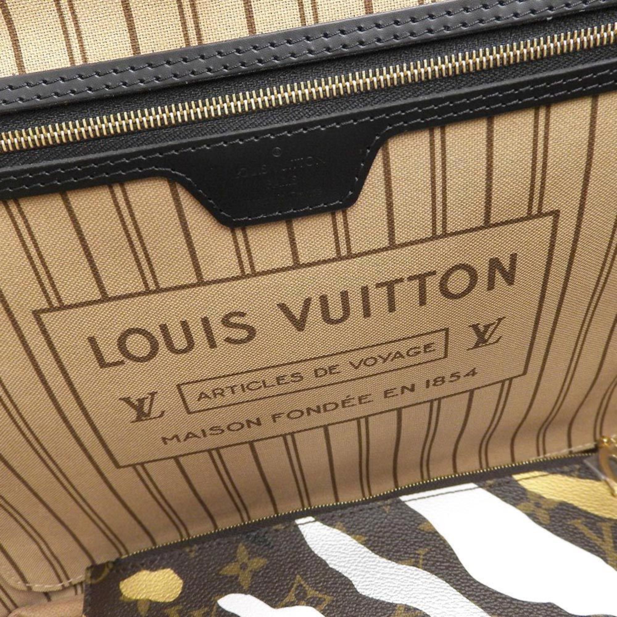 Louis Vuitton LOUIS VUITTON Monogram Camouflage Neverfull MM Tote Bag LOL Collaboration Limited M45201