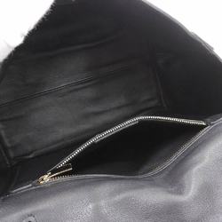 Salvatore Ferragamo Gancini 2WAY bag studs leather black