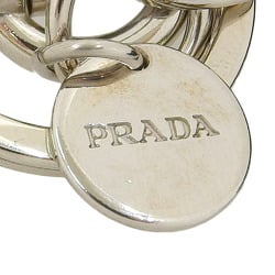 Prada PRADA air plane charm key holder leather airplane