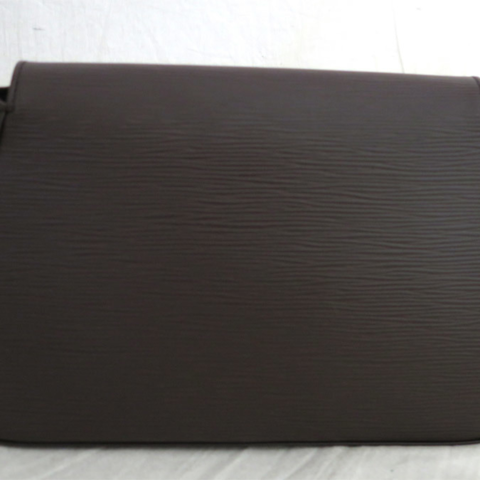 Louis Vuitton Bag Epi Mini Looping SPO Dark Brown Leather Shoulder One Ladies