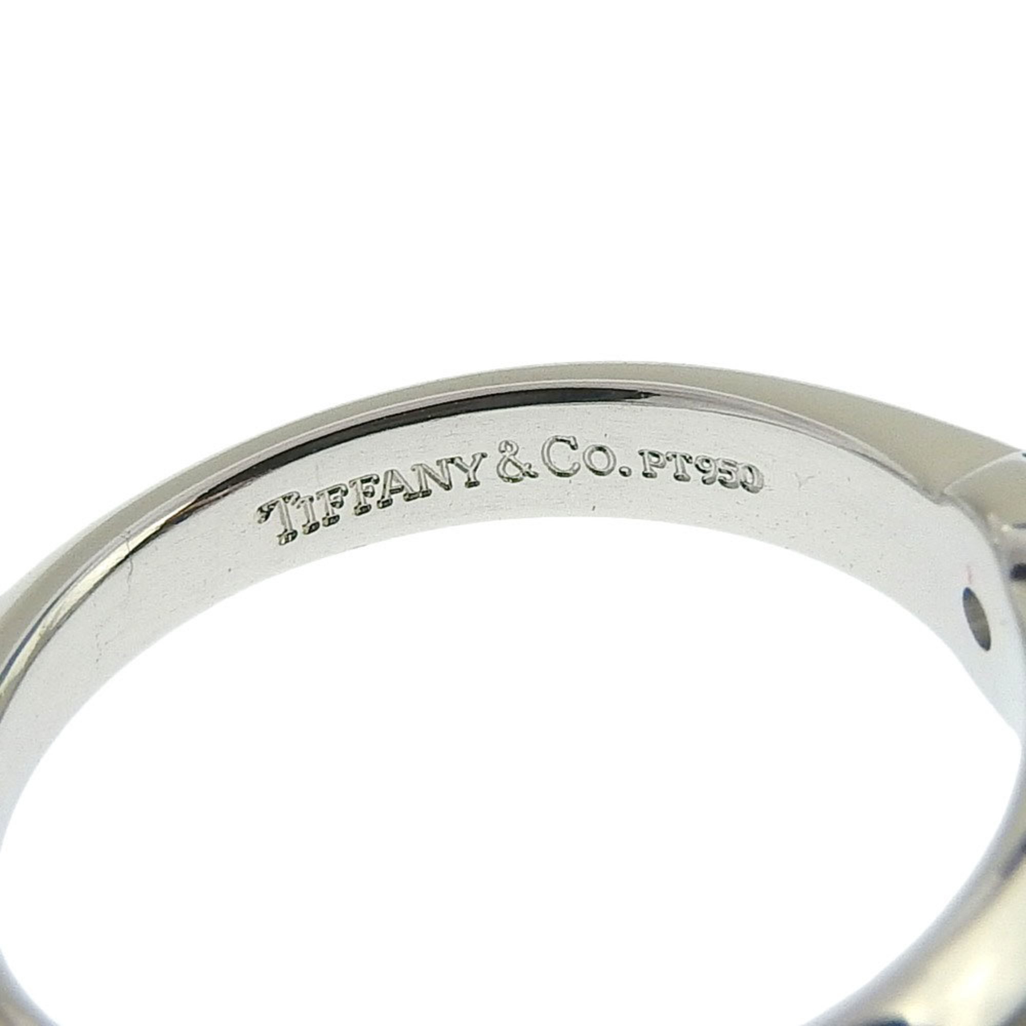 Tiffany TIFFANY & Co. Marriage Ring Pt950 Diamond 0.851ct (H-VVS2-EX-NONE) No. 6.5