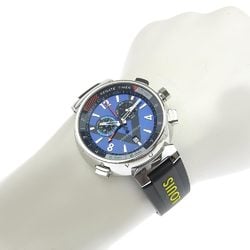 Louis Vuitton LOUIS VUITTON Tambour Regatta Navy Men's Quartz Battery Wristwatch Q102DZ