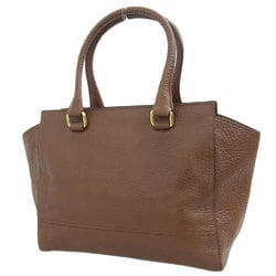 Coach COACH handbag with tassel leather brown 19926