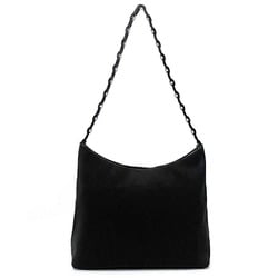 Salvatore Ferragamo Shoulder Bag Black AQ-21 8801 Nylon Plastic Tote Chain