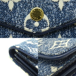 Louis Vuitton Portefeuil Sarah Ladies' Men's Long Wallet M81183 Monogram Jacquard Marine Blue