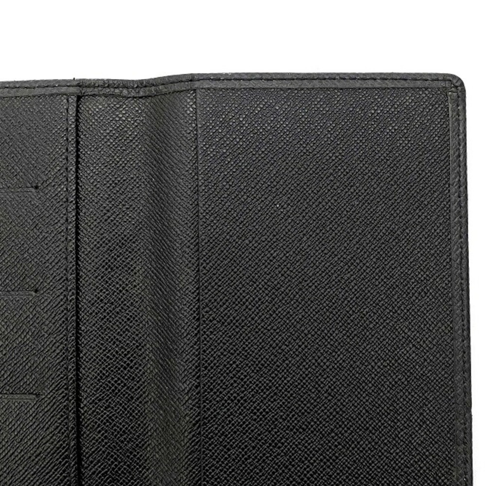 Notebook Cover Agenda Posh Black Noir Taiga R20425 Leather Ca1110