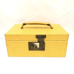 LOUIS VUITTON Louis Vuitton Jewelry Box Bowat Attou Epi Yellow Keyed Lock  Type Accessory Case Multi Interior Figurine Handbag Vintage Women's Men's  IT34VX5DEPIG RLV1528M