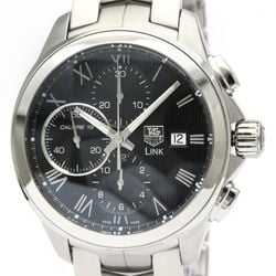 Polished TAG HEUER Link Calibre 16 Chronograph Automatic Watch CAT2012 BF542916