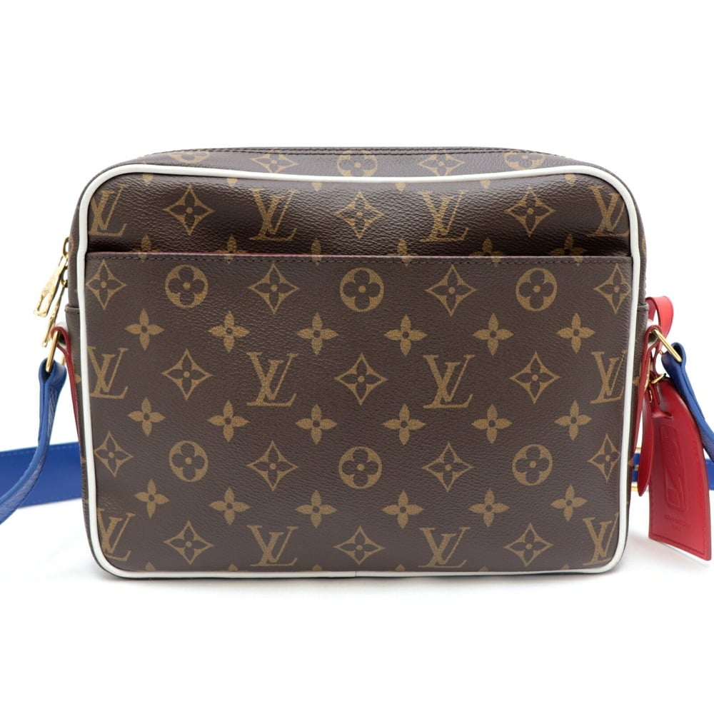 Used Louis Vuitton Shoulder Bag Nile Brown Monogram M45244 NO0020 LOUIS  VUITTON Women's Men's Unisex LV Nume Leather 