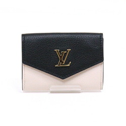 Louis Vuitton Portefeuille Lock Mini M67858 Women's Calf Leather