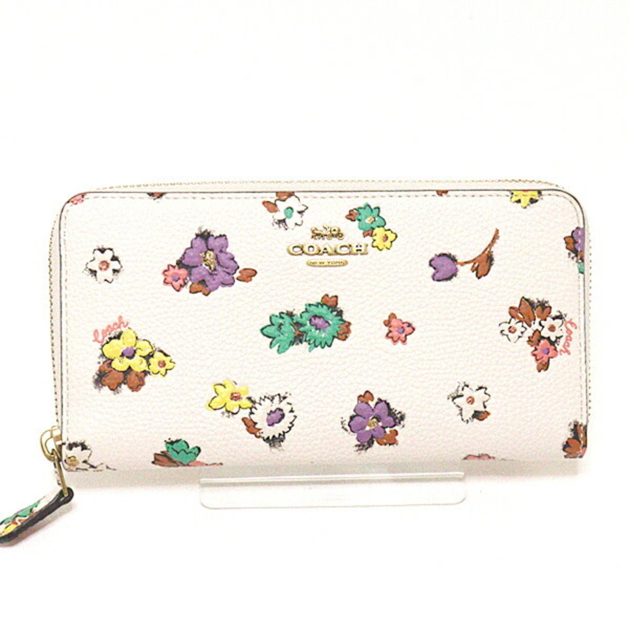 Coach COACH floral print long wallet C3816