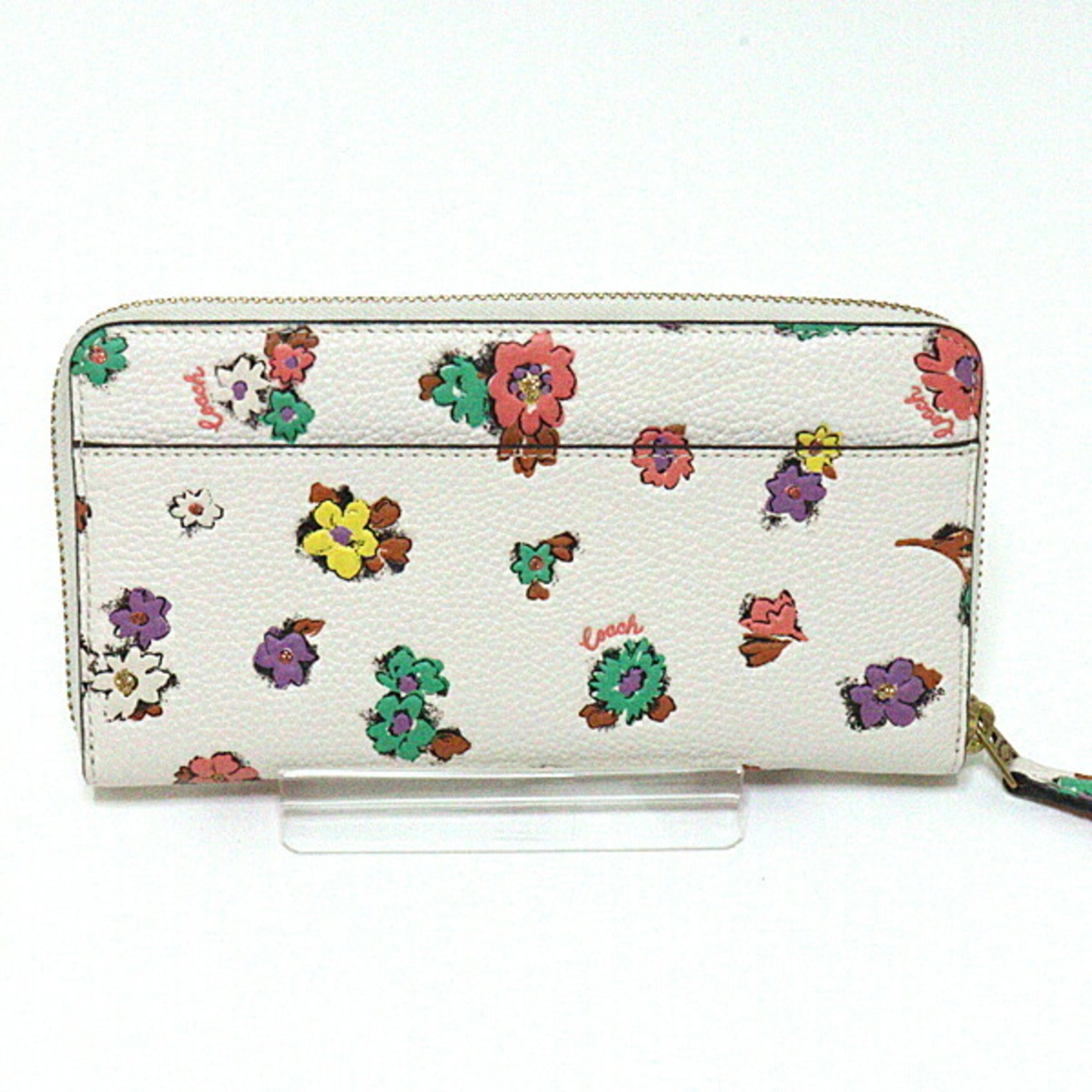 Coach COACH floral print long wallet C3816