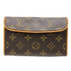 LOUIS VUITTON/Louis Vuitton Pochette Florentine Waist Pouch Bag Monogram M51855