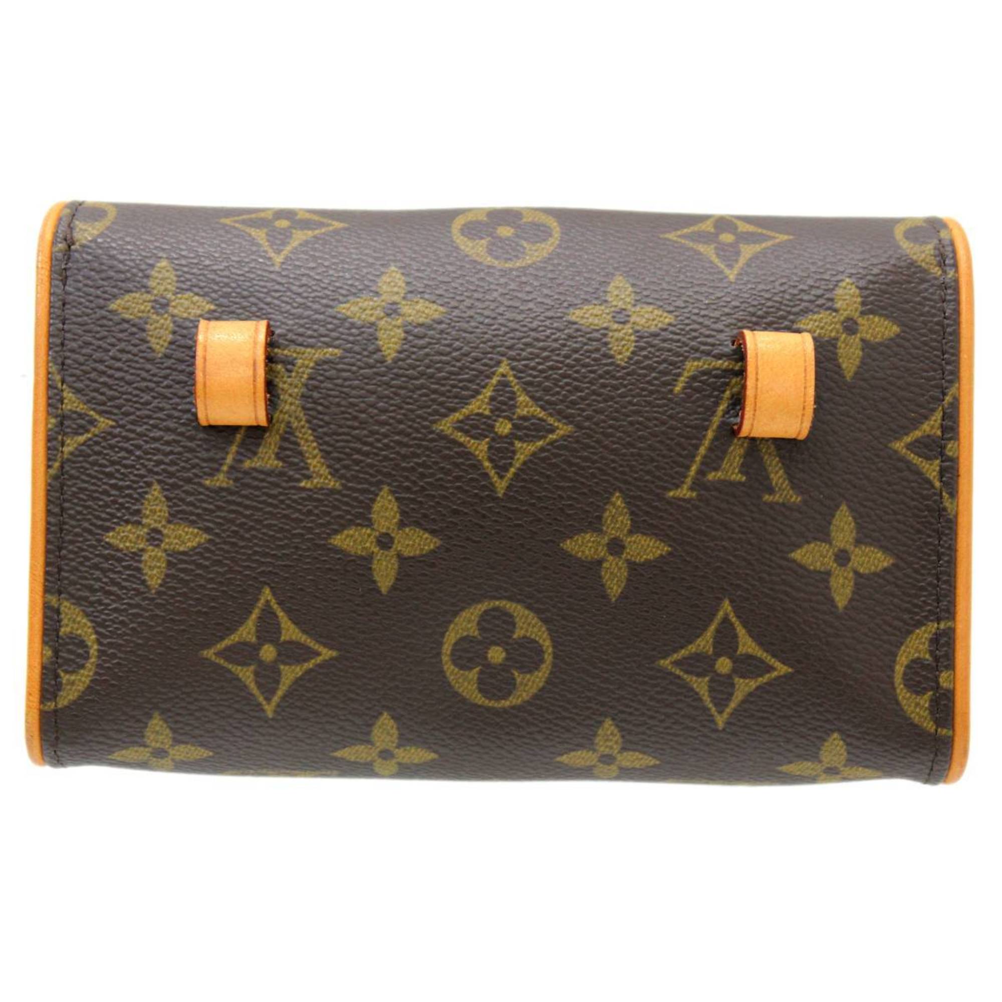 LOUIS VUITTON/Louis Vuitton Pochette Florentine Waist Pouch Bag Monogram M51855