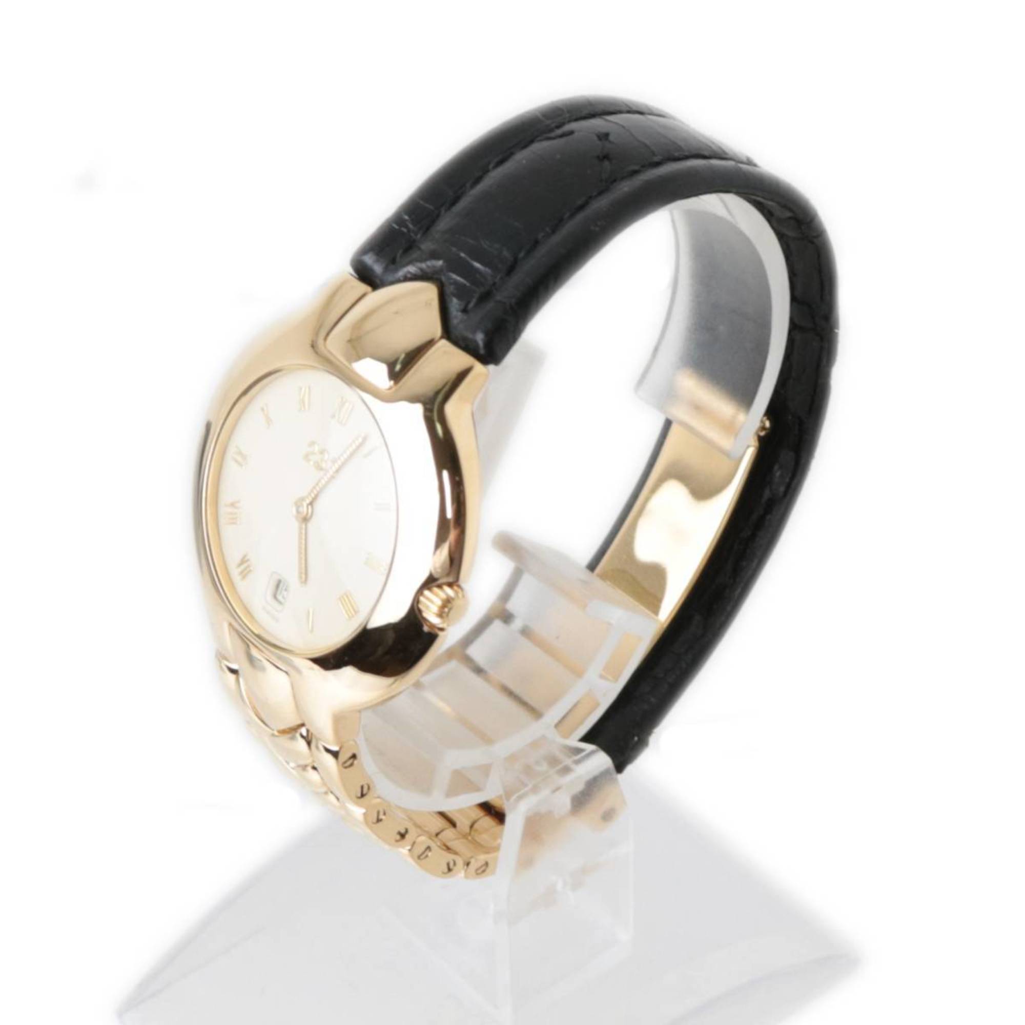 Gianni Versace/Gianni Versace Atelier Limited Edition Wristwatch Quartz K18 x Leather 78021B