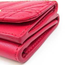 Zanellato COMPACT ZETA 51290 Women's  Lamb Leather Wallet (tri-fold) Pink