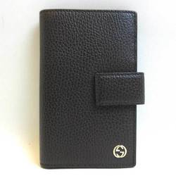 Gucci Business Card Holder Guccisima 251727 Black Leather Case Men's  Women's GUCCI | eLADY Globazone