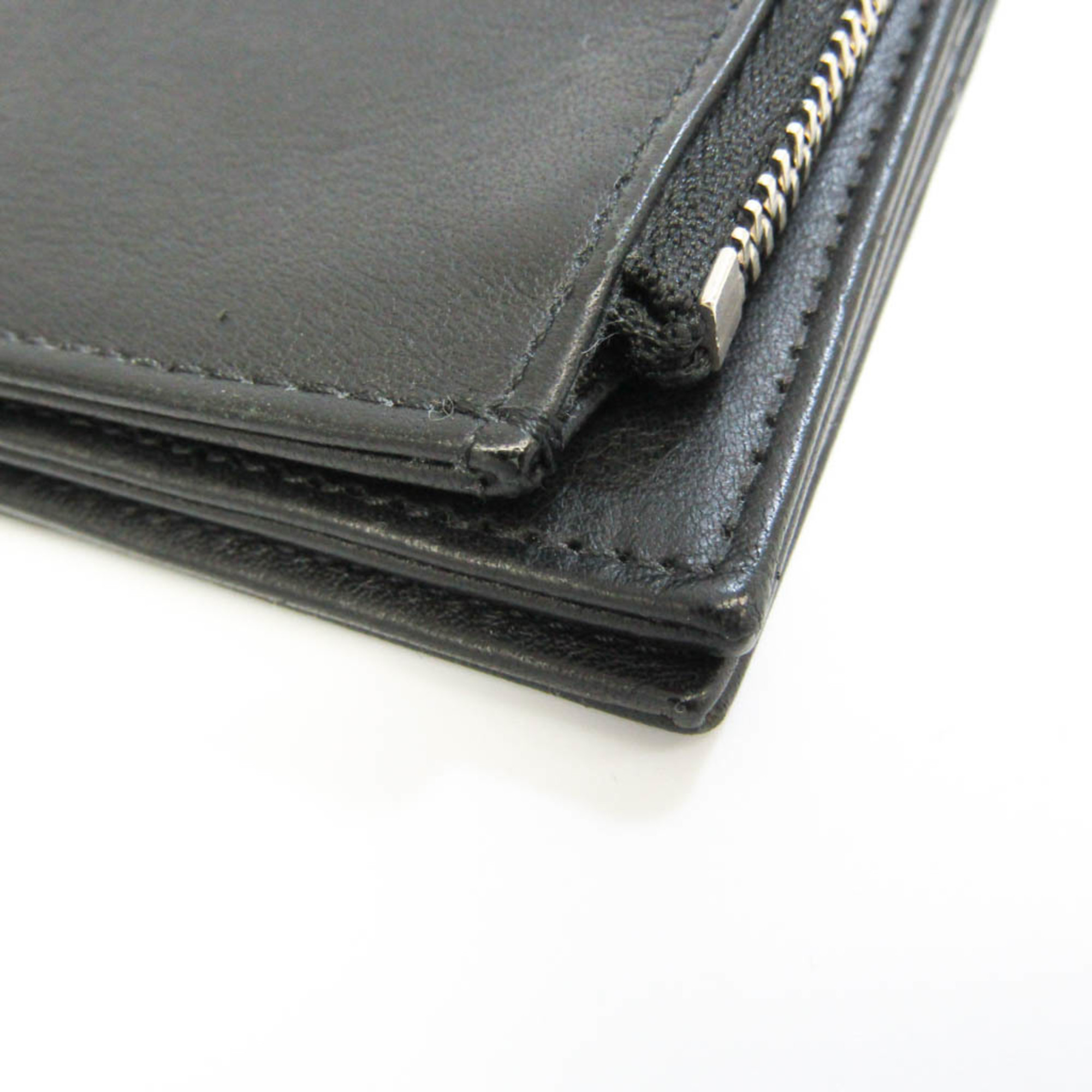 Maison Margiela Men,Women Leather Wallet (bi-fold) Black