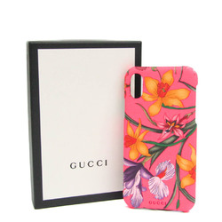 Gucci Leather Phone Bumper For IPhone X Pink 550800
