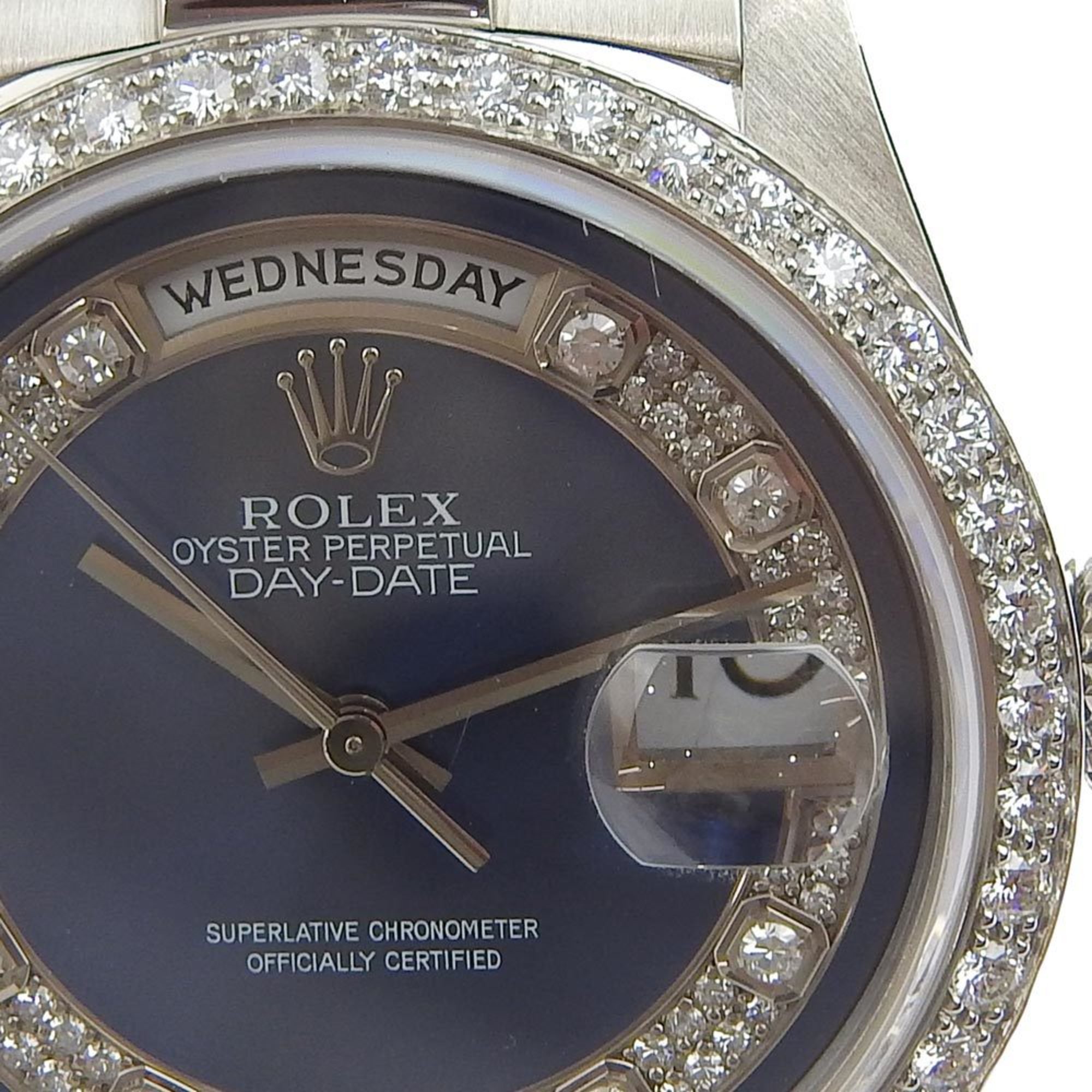 Rolex ROLEX Day Date Men's Automatic Winding Automa Wristwatch Milyard 18346MG L No. 2022/05 Overhauled