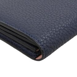 Louis Vuitton LOUIS VUITTON Portefeuille Comet L-shaped zipper long wallet Blue Marine Navy M68582