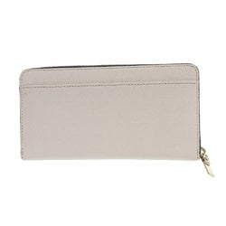 Kate spade KATE SPADE round zipper long wallet leather bicolor black beige PWRU5073B