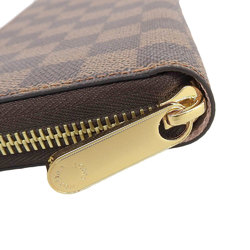 Louis Vuitton LOUIS VUITTON Damier Zippy Wallet Round Zipper Long Pink N60046