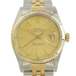 Rolex ROLEX Datejust men's self-winding watch champagne dial 65 series (manufactured around 1980) combination 16013