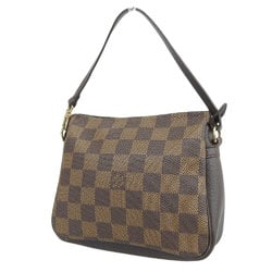 Louis Vuitton LOUIS VUITTON Damier Truth Makeup Pouch Ebene N51982