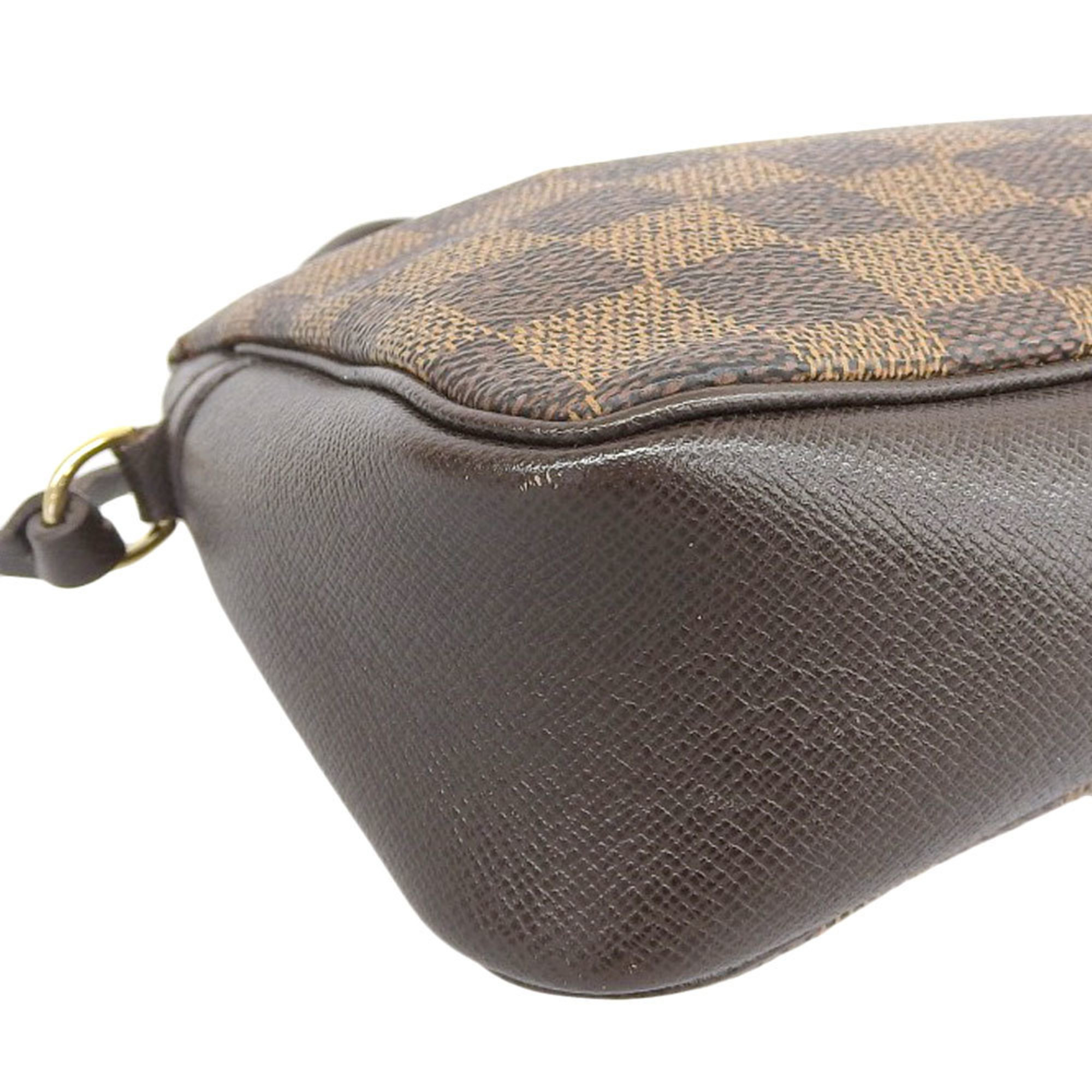 Louis Vuitton LOUIS VUITTON Damier Truth Makeup Pouch Ebene N51982