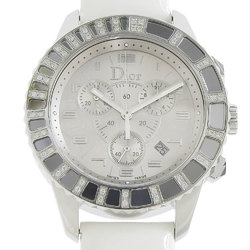 Christian Dior CHRISTIAN DIOR crystal watch chronograph date bezel diamond CD114313