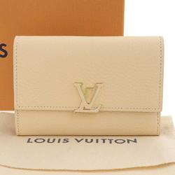 Louis Vuitton LOUIS VUITTON Portefeuille Capucine Compact Folding Wallet with Hook LV Leopard M45857