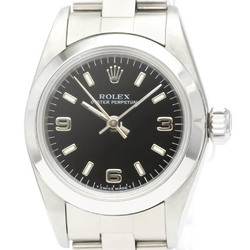 Polished ROLEX Oyster Perpetual 67180 T Serial Automatic Ladies Watch BF552127