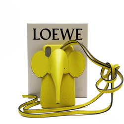 Loewe LOEWE iPhone X/XS case elephant yellow series leather