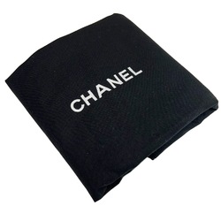 CHANEL Chanel one-shoulder shoulder bag canvas camellia NO.5 chain gray silver hardware women's