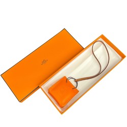 Hermes HERMES Sac Orange Fu Agneau Milo Y Engraved 2020 Bag Charm Women's Men's