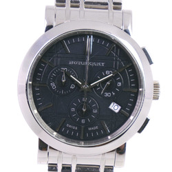 Burberry Chronograph BU1360 Stainless Steel Quartz Unisex Black Dial Watch