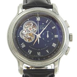 Zenith Chronomaster XXT Open Power Reserve 03.1260.4021 Stainless Steel x Leather Black Automatic Winding Men's Dial Watch A-Rank
