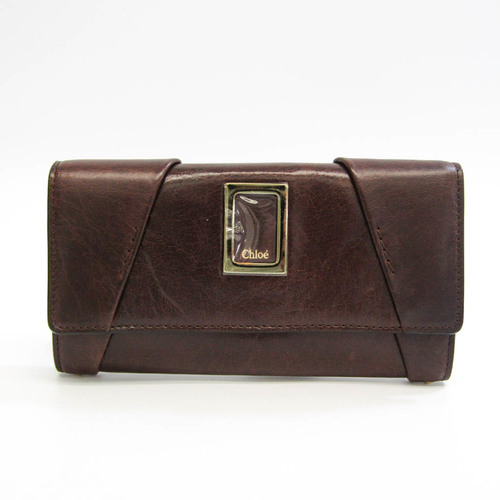 Furla Men S Leather Long Wallet Bi Fold Brown Elady Globazone