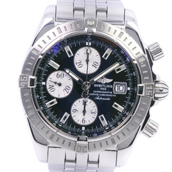 Breitling Chronomat Evolution A13356 Stainless Steel Automatic Chronograph Men's Black Dial Watch