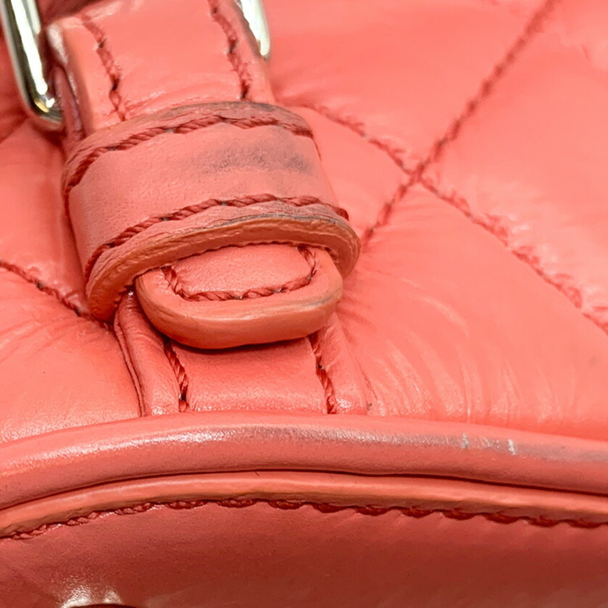 CHANEL Chanel rucksack matelasse clear pink