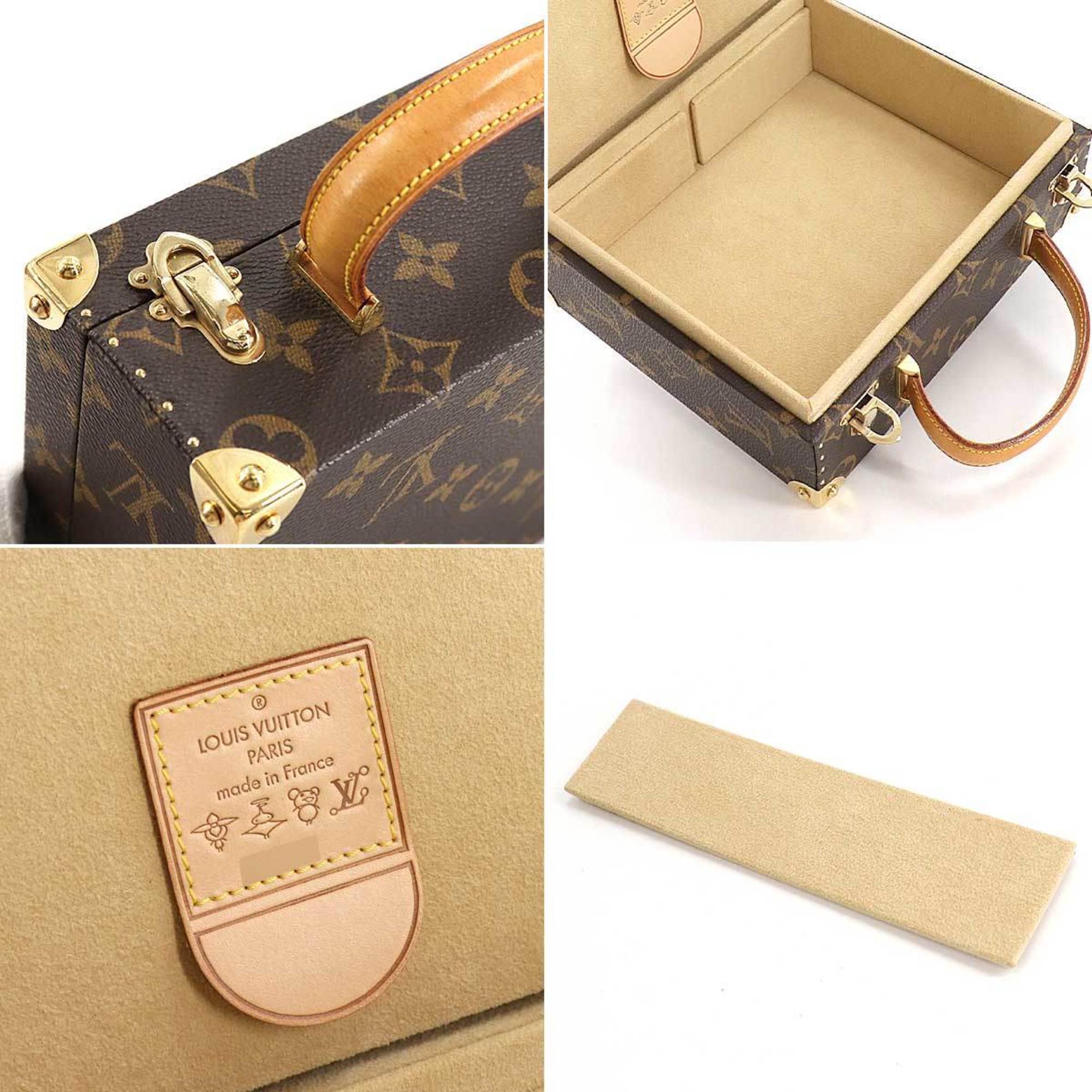 Louis Vuitton LOUIS VUITTON Monogram Panda Jewelry Box Case Takashi Murakami M92478 Gold Hardware Jewel