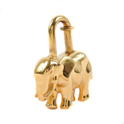 Hermes Elephant Gold-plated Unisex Cadena A-Rank