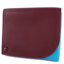Bottega Veneta leather red unisex card case A+ rank
