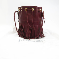 J&M Davidson Carnival 01355 Women's Leather Shoulder Bag Bordeaux