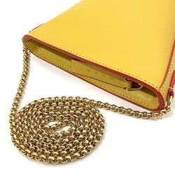 Marni Shoulder Bag Yellow Gold SCMP0058U0 Leather MARNI Bucket Mustard Accent Ladies