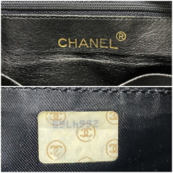 Chanel Shoulder Bag Black Gold Matelasse Leather Lambskin 6th CHANEL Tassel Coco Mark Ball Charm Soft