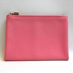 Hermes Wallet Atto 14 PM Pink Pouch Coin Case Ever Color Women's Leather HERMES