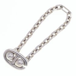 Hermes key holder Shane Dunkle SV sterling silver 925 ring chain bag charm old men's women's HERMES