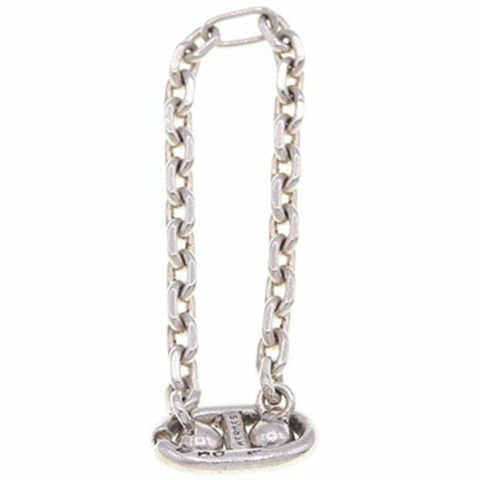 Hermes key holder Shane Dunkle SV sterling silver 925 ring chain bag charm old men's women's HERMES